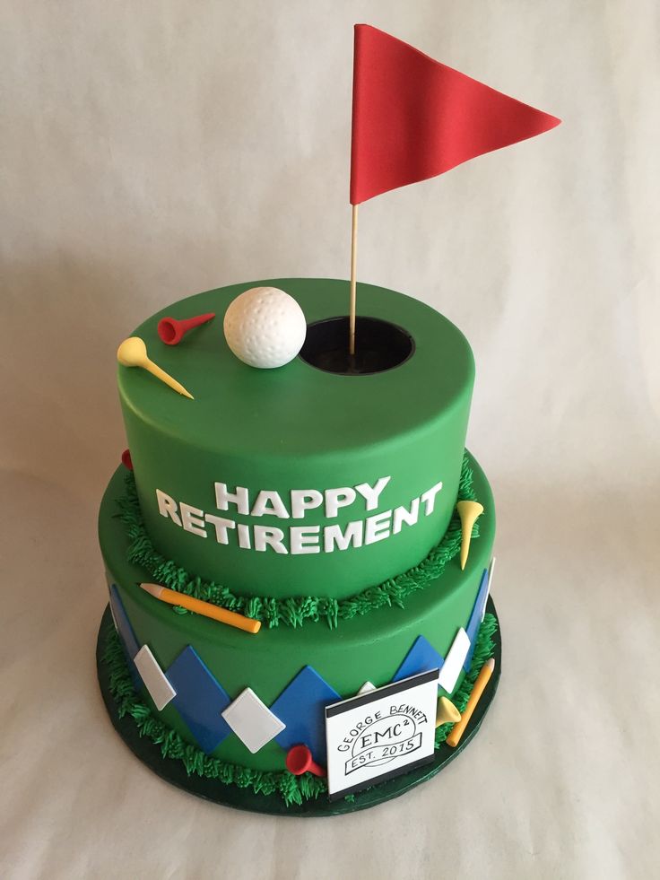 Golf Retirement Cake Ideas Golf Retirement Cake Ideas