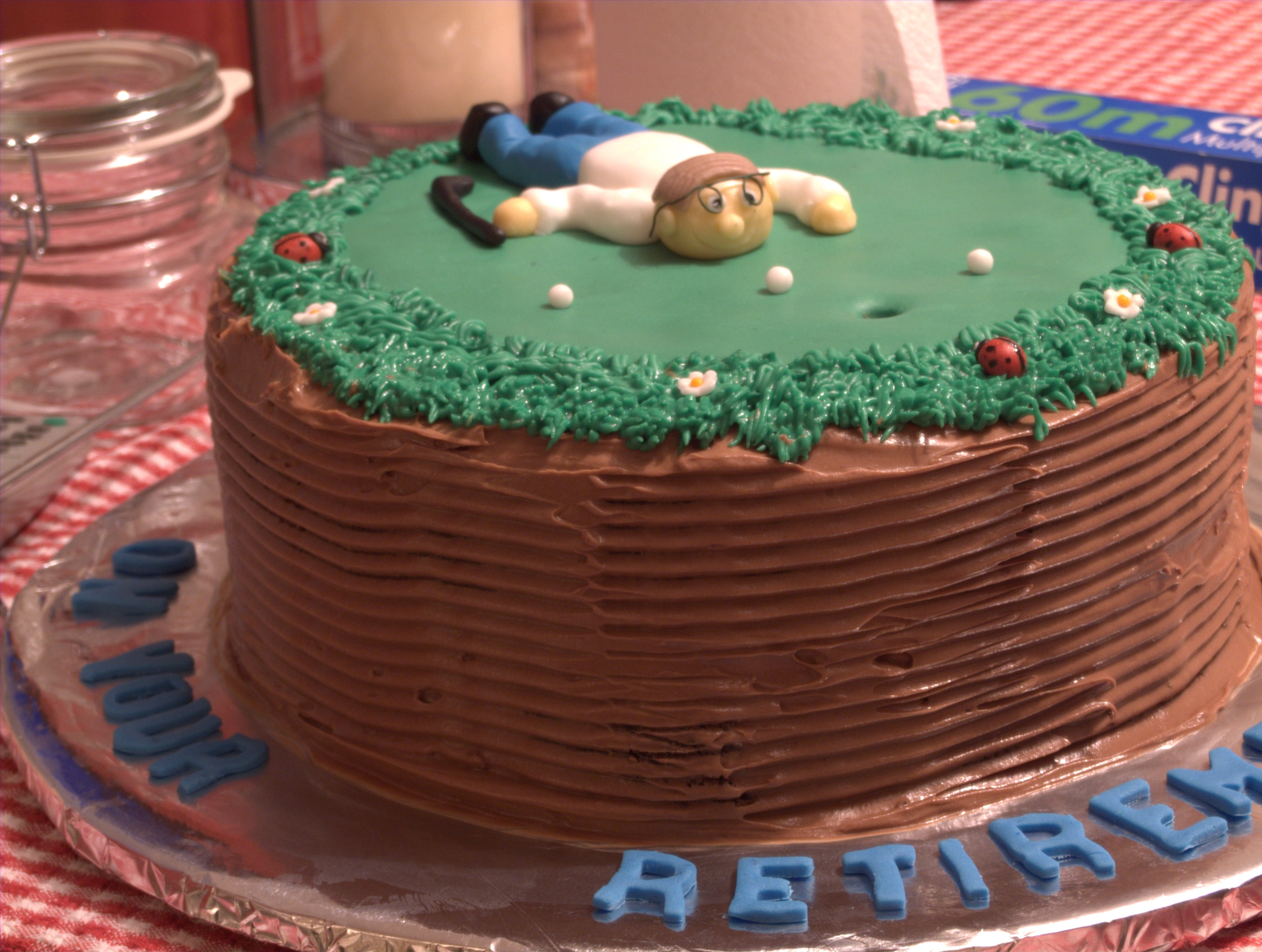 Golf Theme Retirement Cake Golf Theme Retirement Cake