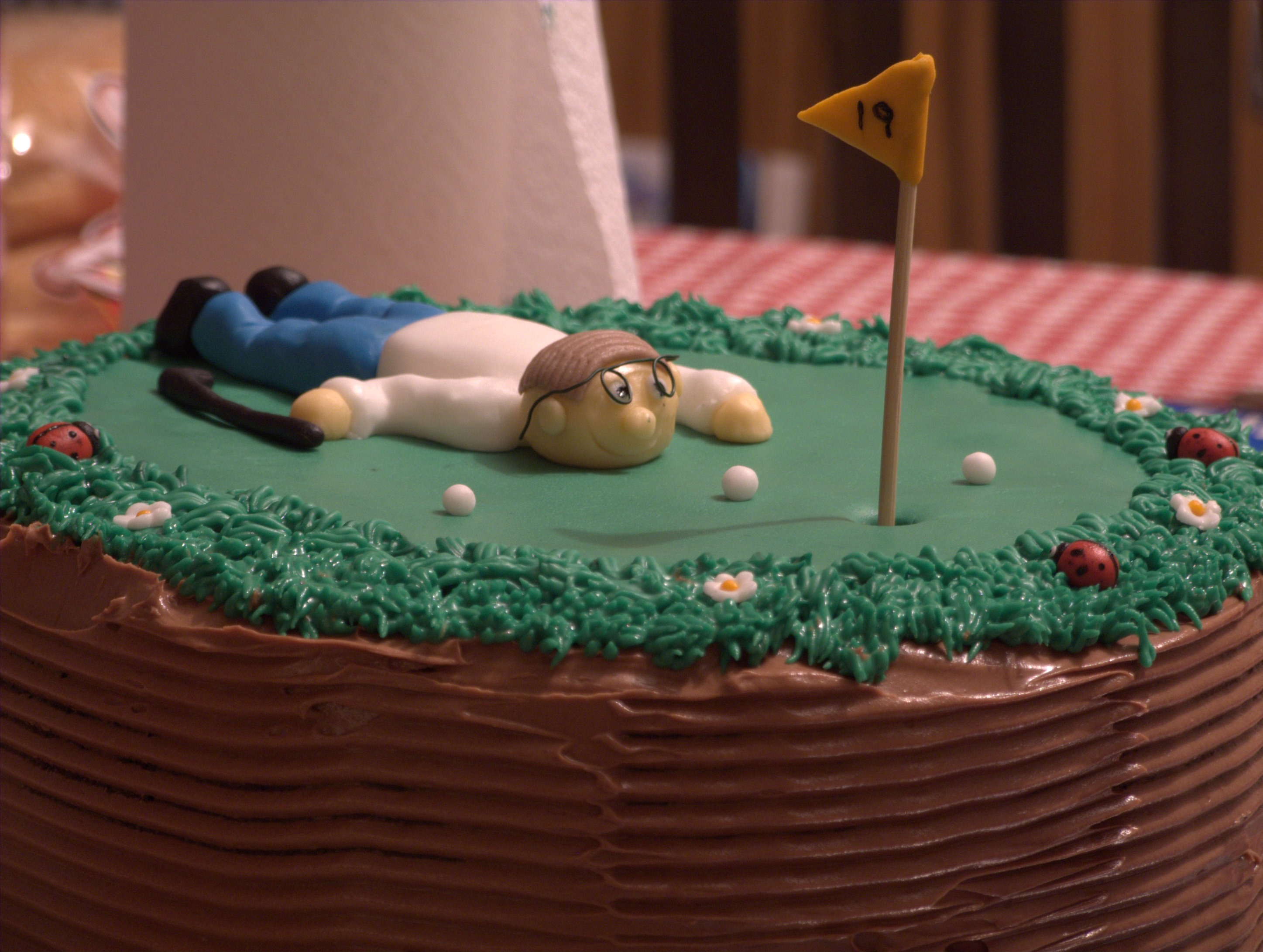 Golf Themed Retirement Cake Golf Themed Retirement Cake