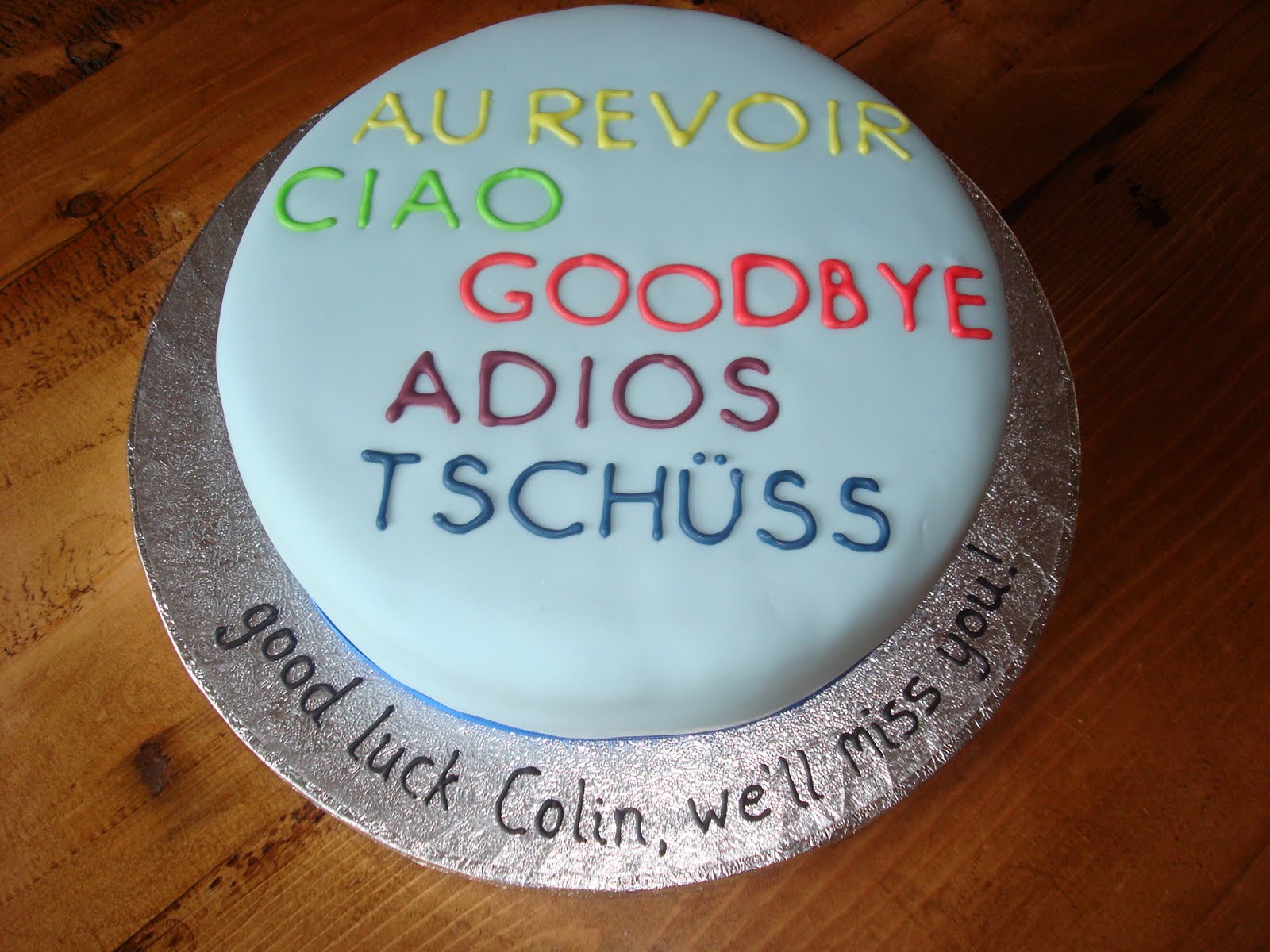 Goodbye Farewell Cake