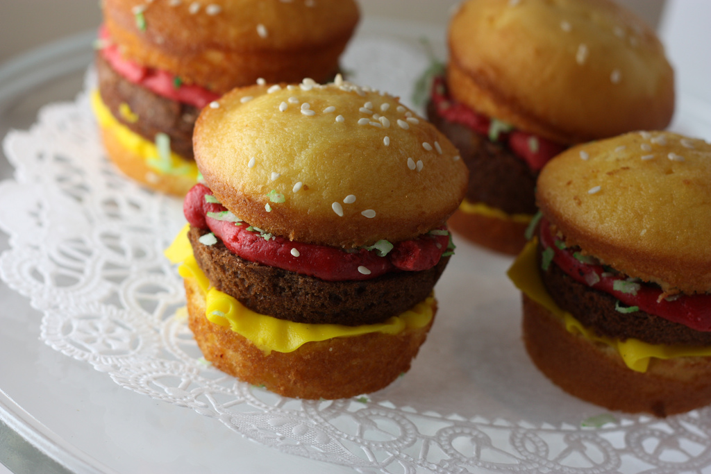 Hamburger Cupcakes Hamburger Cupcakes