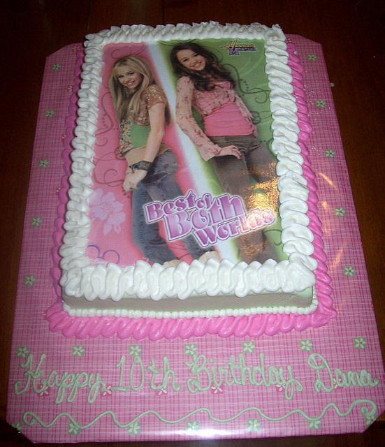 Hannah Montana Birthday Cake Hannah Montana Birthday Cake