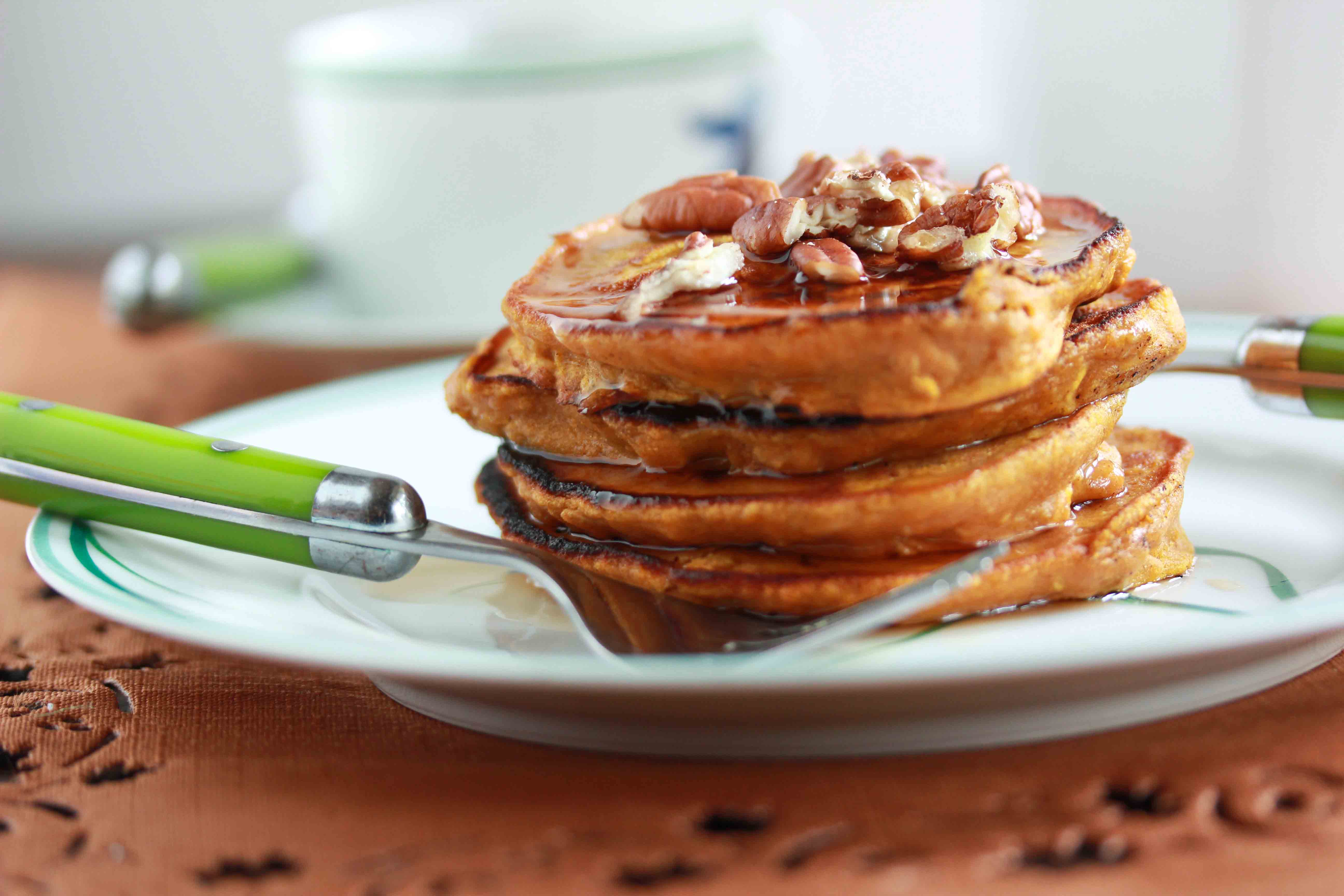 Healthy Pumpkin Oatmeal Pancakes Healthy Pumpkin Oatmeal Pancakes