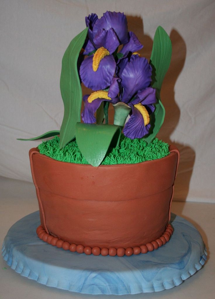 Iris Fondant Flower Tutorial Iris Fondant Flower Tutorial