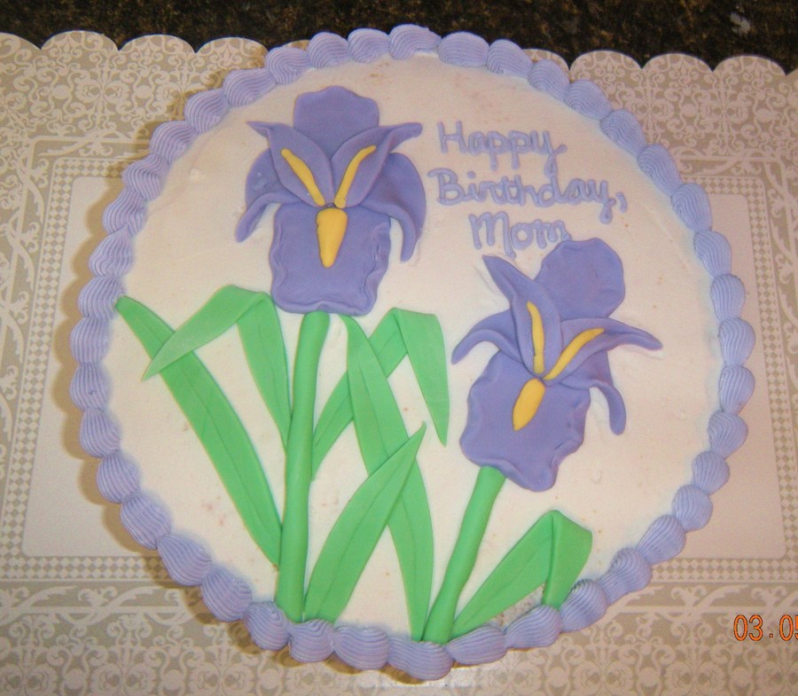 Iris Fondant Flower Tutorial Iris Fondant Flower Tutorial