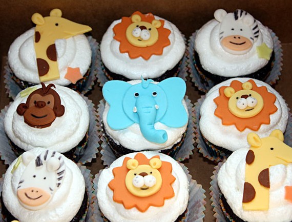 Jungle Safari Animal Cupcake Toppers Jungle Safari Animal Cupcake Toppers