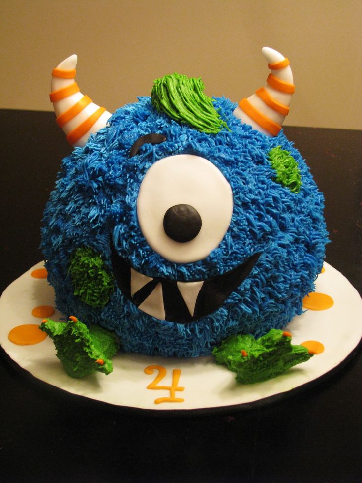 Little Monster Birthday Cake Little Monster Birthday Cake