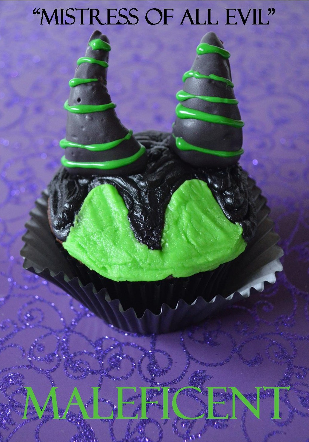 Maleficent Cupcakes Maleficent Cupcakes