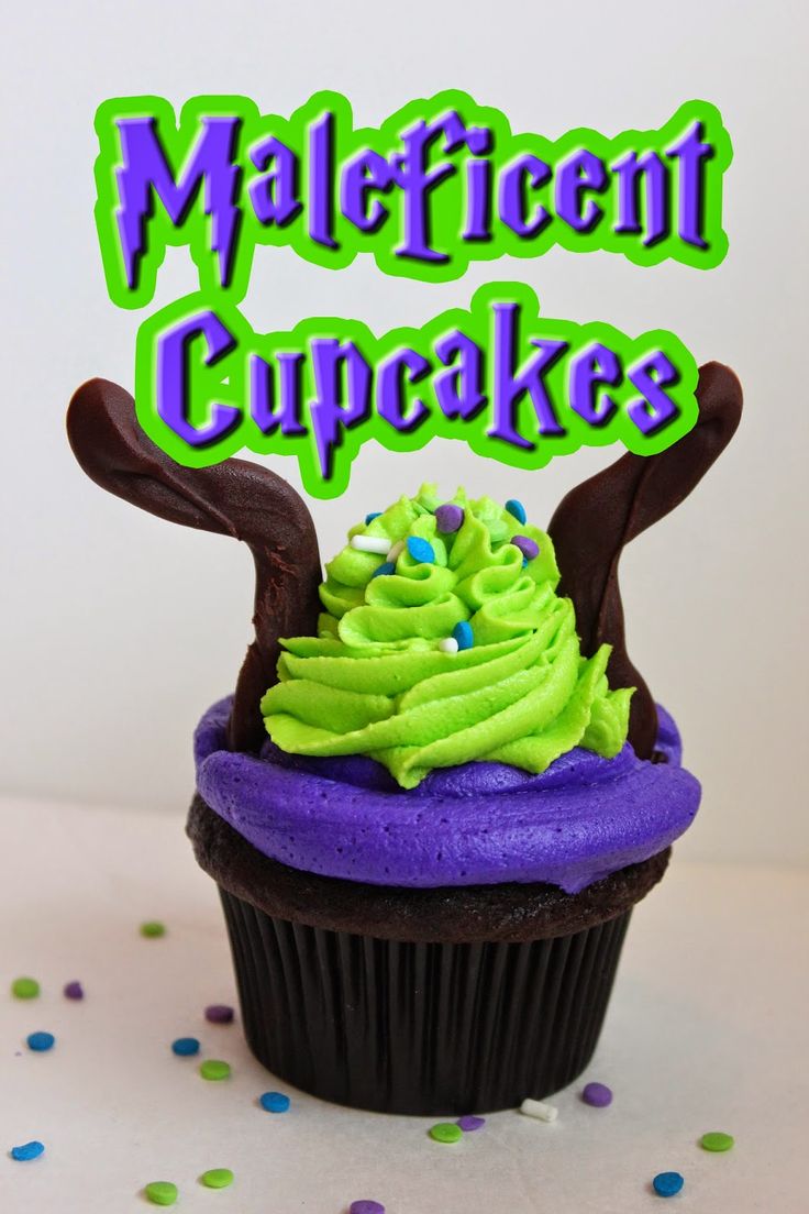 Maleficent Disney Cupcakes Maleficent Disney Cupcakes