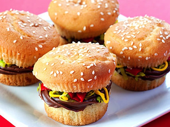 Mini Burger Cupcakes Recipe Mini Burger Cupcakes Recipe