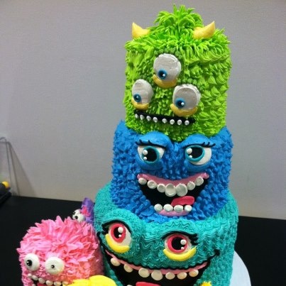 Monster Birthday Cake for Kids Monster Birthday Cake for Kids