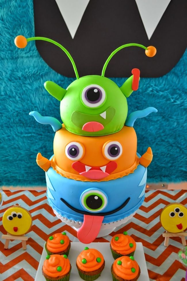Monster Birthday Cake Ideas Monster Birthday Cake Ideas