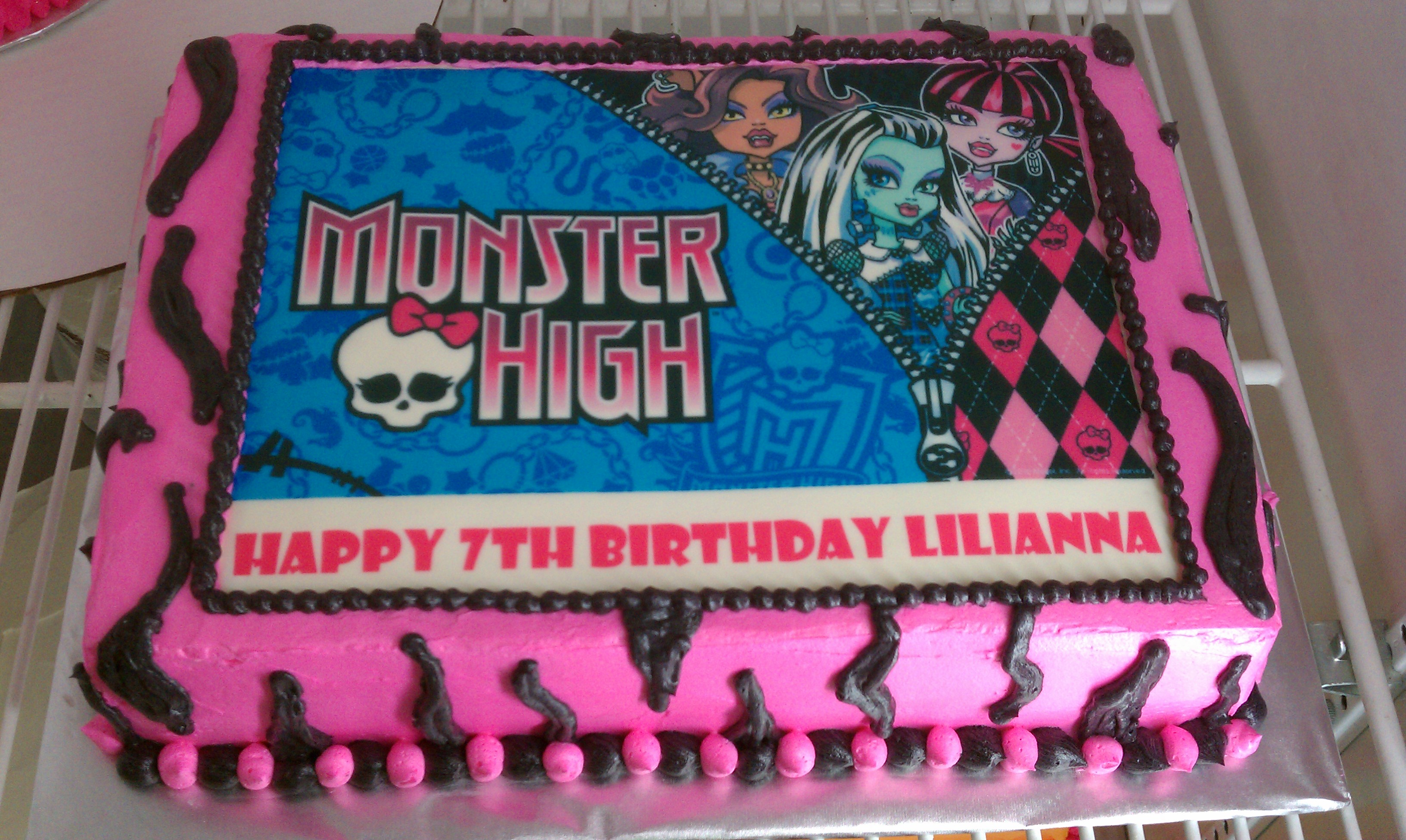 Monster High Birthday Cake Ideas