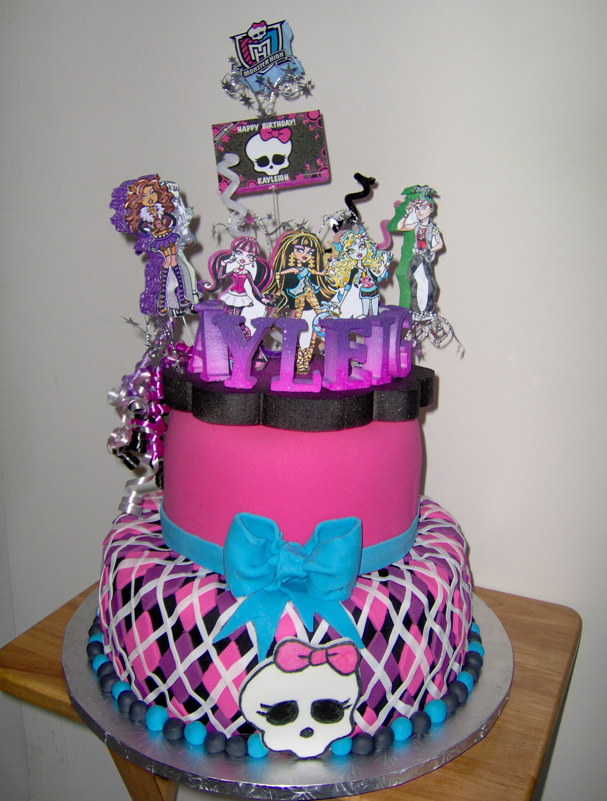 Monster High Birthday Cake Monster High Birthday Cake