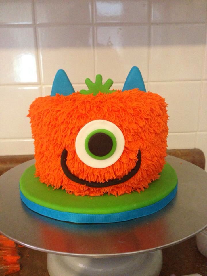 Monster Smash Cake Idea Monster Smash Cake Idea