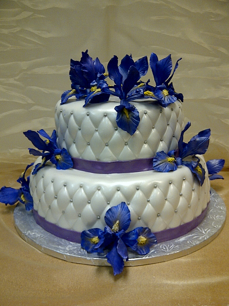 Purple Iris Cake