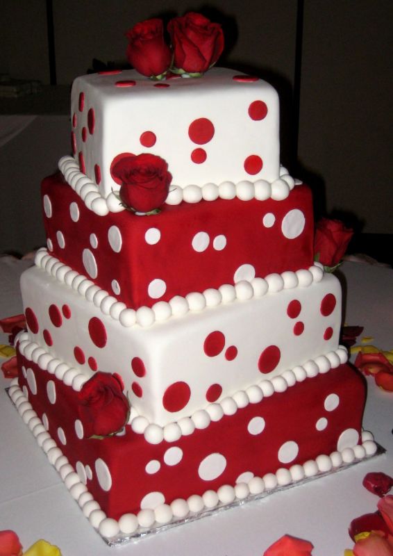 9 Photos of Small Red And White Square Wedding Cakes No Fondant 9 Photos of Small Red And White Square Wedding Cakes No Fondant