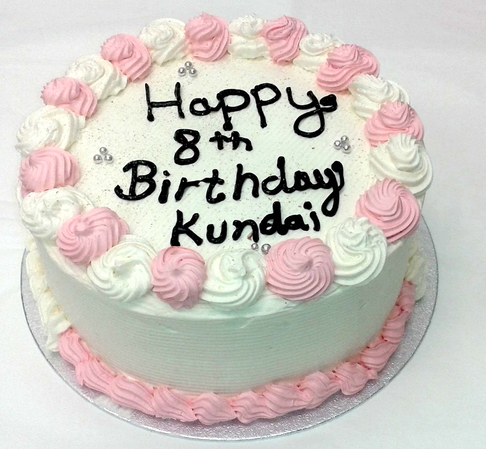 Round Birthday Cake Round Birthday Cake