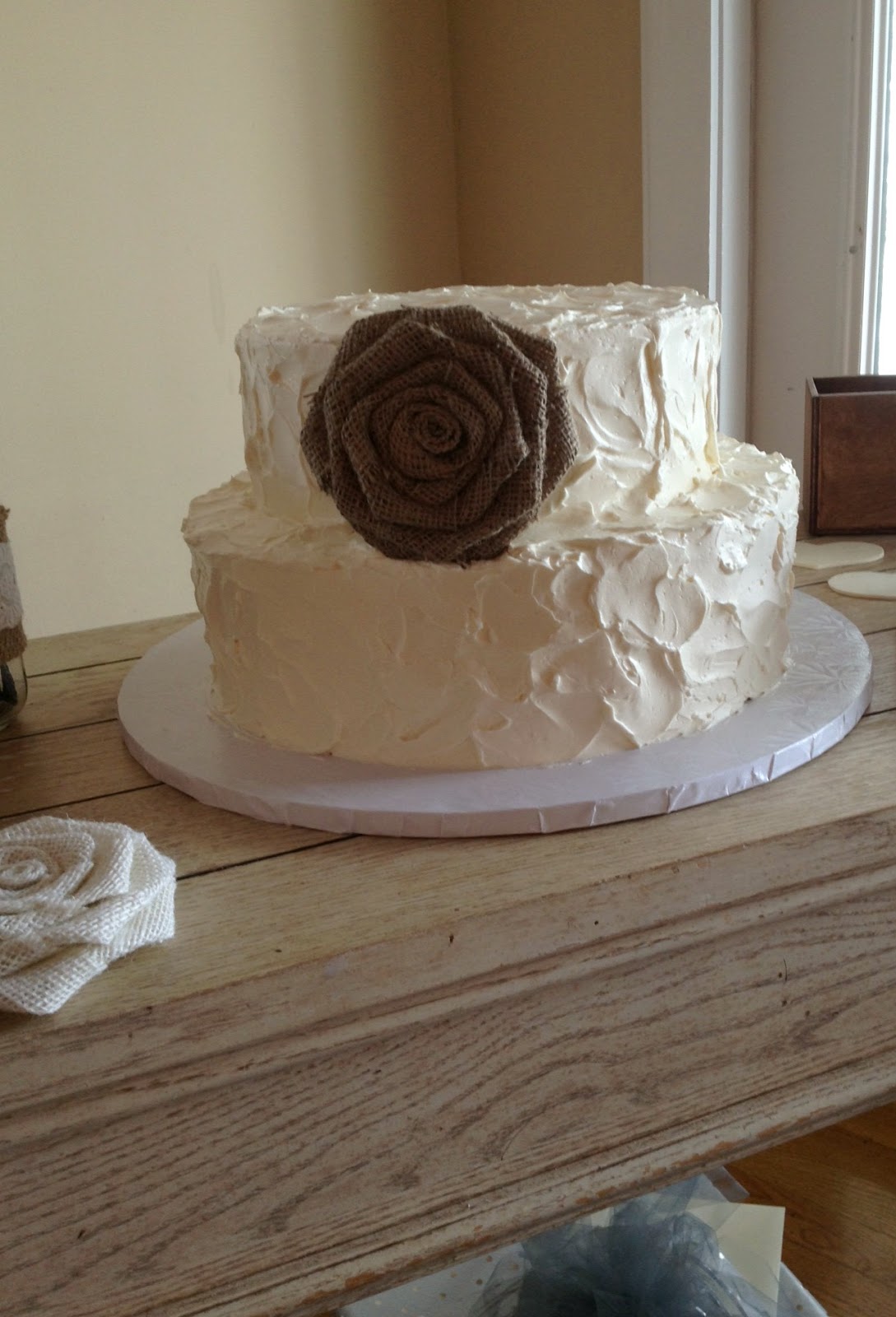 Rustic Bridal Shower Cake Rustic Bridal Shower Cake
