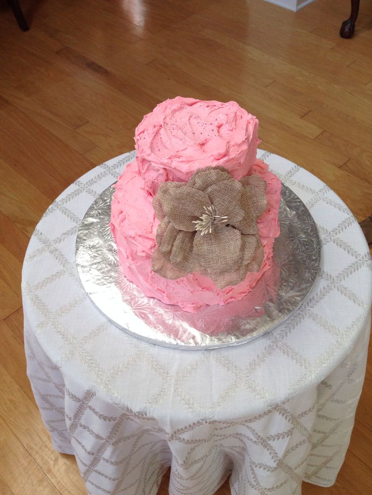 Rustic Wedding Shower Cake Rustic Wedding Shower Cake