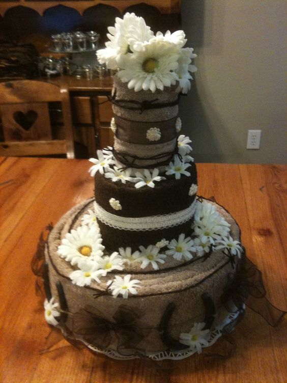 Rustic Wedding Shower Cake Rustic Wedding Shower Cake