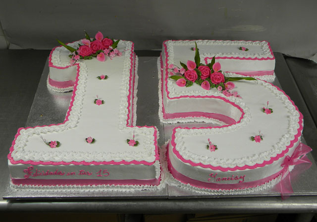 Sweet 15 Birthday Cake Sweet 15 Birthday Cake