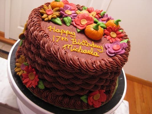Thanksgiving Birthday Cake Thanksgiving Birthday Cake