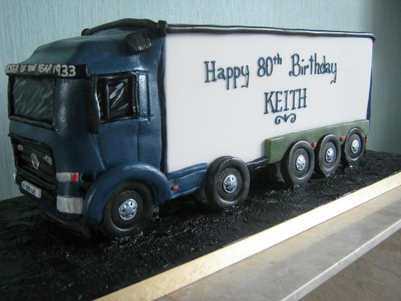 Truck Birthday Cake Truck Birthday Cake