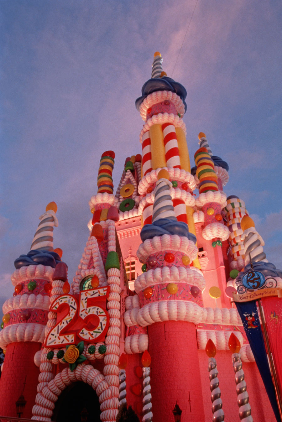 Walt Disney World Castle 25th Anniversary Cake Walt Disney World Castle 25th Anniversary Cake