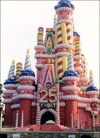 Walt Disney World Castle 25th Anniversary Cake Walt Disney World Castle 25th Anniversary Cake