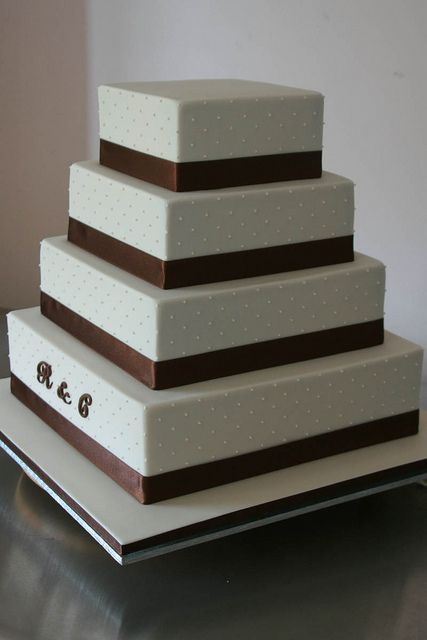 4 Tier Square Wedding Cake Size 4 Tier Square Wedding Cake Size