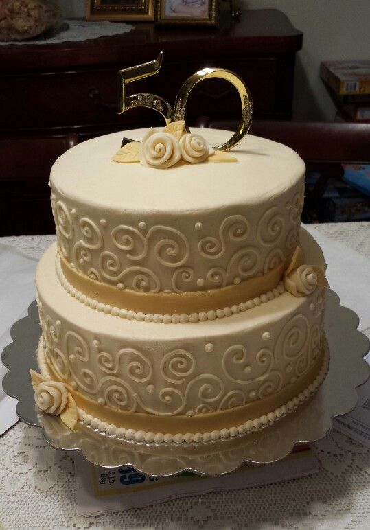 50th Anniversary Cake 50th Anniversary Cake