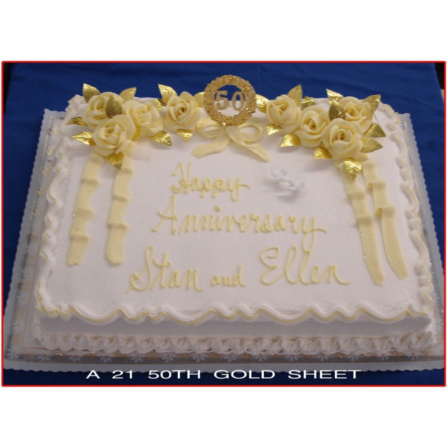 50th Anniversary Sheet Cake Ideas 50th Anniversary Sheet Cake Ideas
