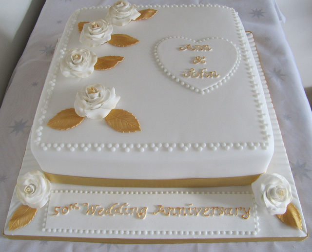 50th Wedding Anniversary Cake 50th Wedding Anniversary Cake