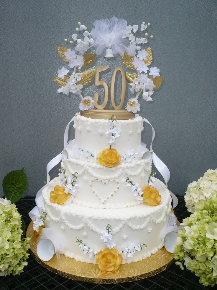50th Wedding Anniversary Cake 50th Wedding Anniversary Cake