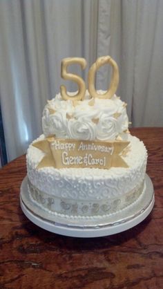 50th Wedding Anniversary Cake 50th Wedding Anniversary Cake