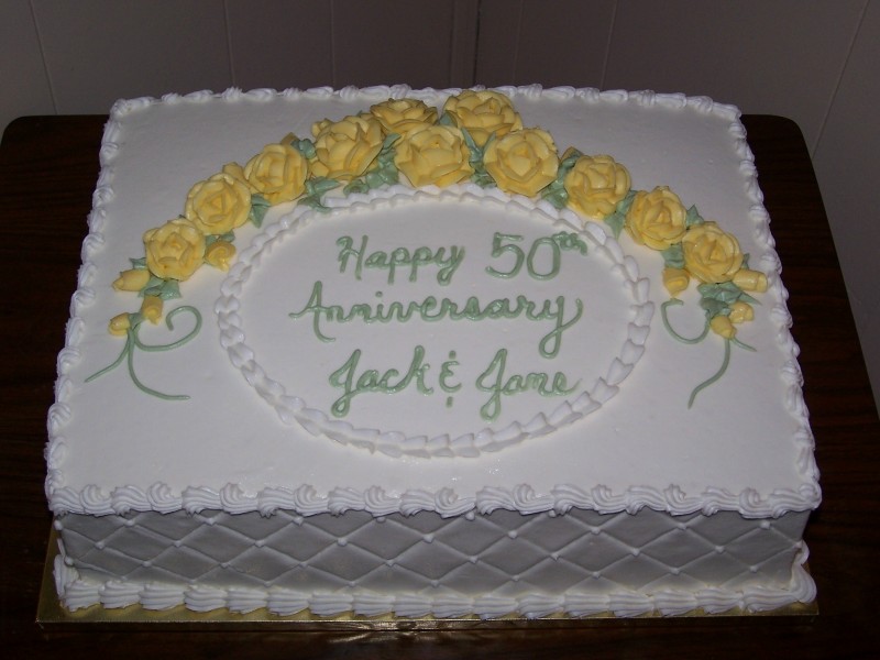 50th Wedding Anniversary Sheet Cakes 50th Wedding Anniversary Sheet Cakes