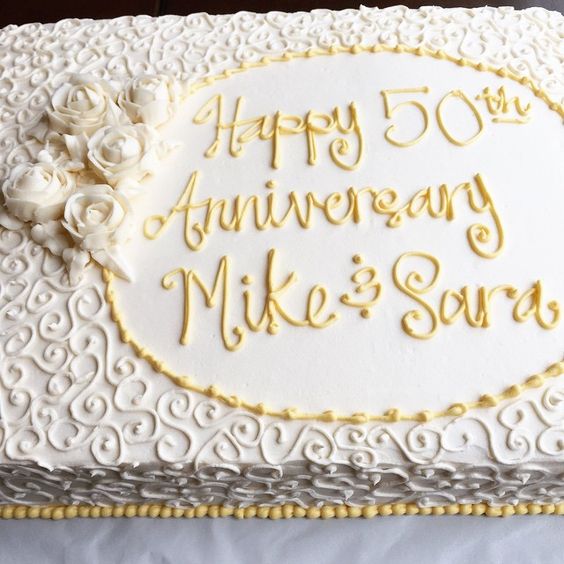 50th Wedding Anniversary Sheet Cakes 50th Wedding Anniversary Sheet Cakes