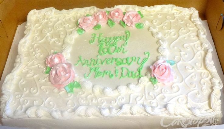 60th Anniversary Sheet Cakes 60th Anniversary Sheet Cakes