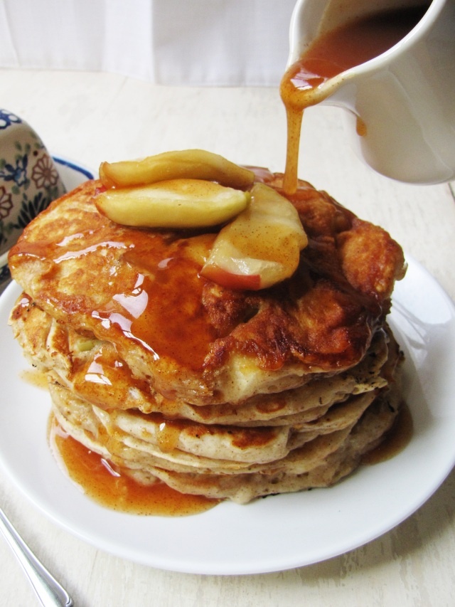 Apple Pancakes with Syrup Apple Pancakes with Syrup