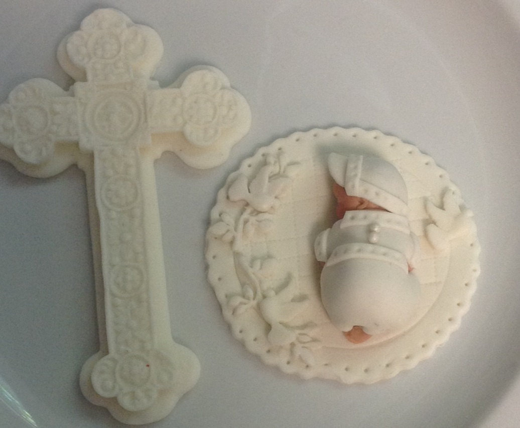 Baby Boy Baptism Cake Topper Baby Boy Baptism Cake Topper