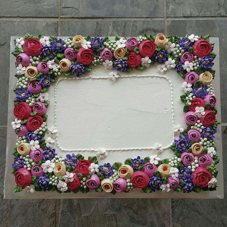 Buttercream Flower Sheet Cakes Buttercream Flower Sheet Cakes