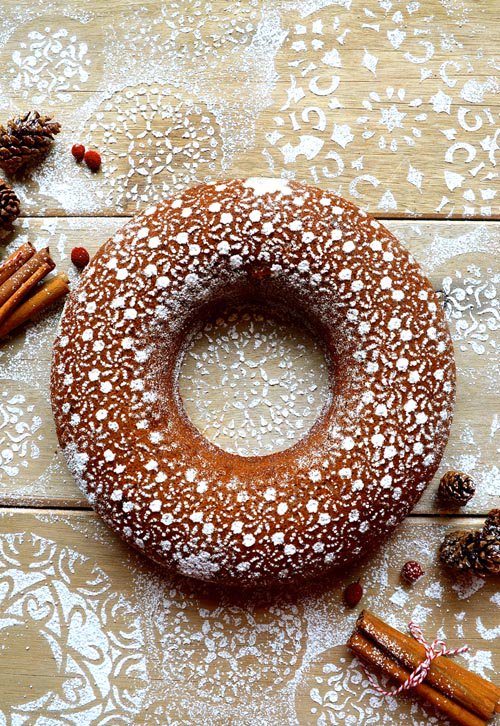 Christmas Bundt Cake Decorating