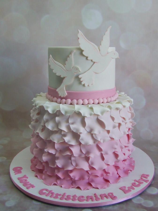 Confirmation Cakes with Doves Confirmation Cakes with Doves