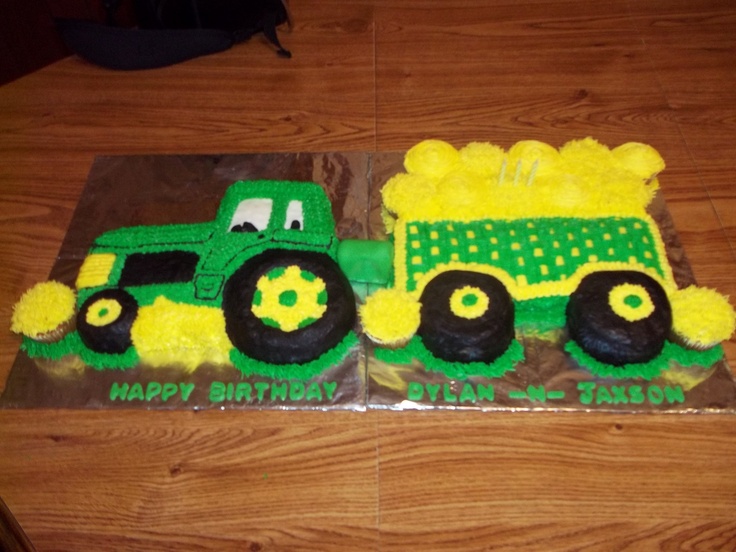 Cupcake Cake Tractor