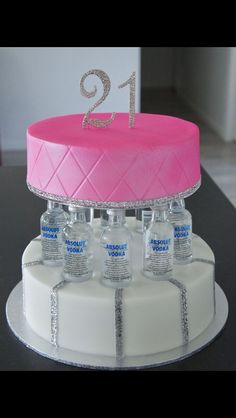 Cute 21st Birthday Cake Idea Cute 21st Birthday Cake Idea