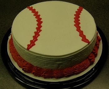 Dairy Queen Baseball Cake