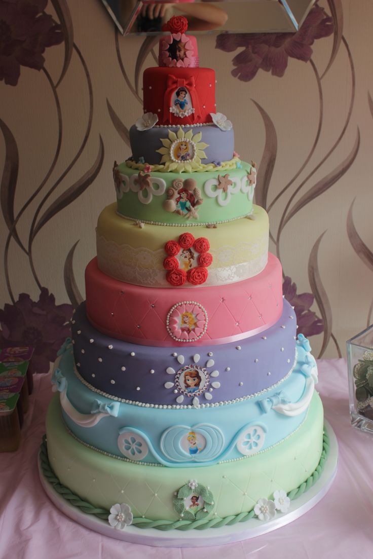 Disney Princess Birthday Cakes Disney Princess Birthday Cakes