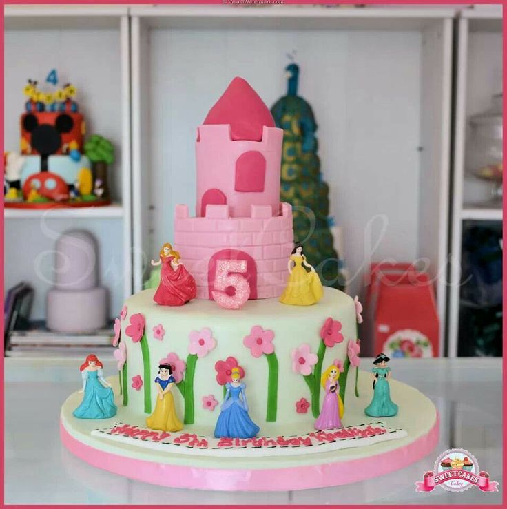 Disney Princess Castle Birthday Cake Disney Princess Castle Birthday Cake