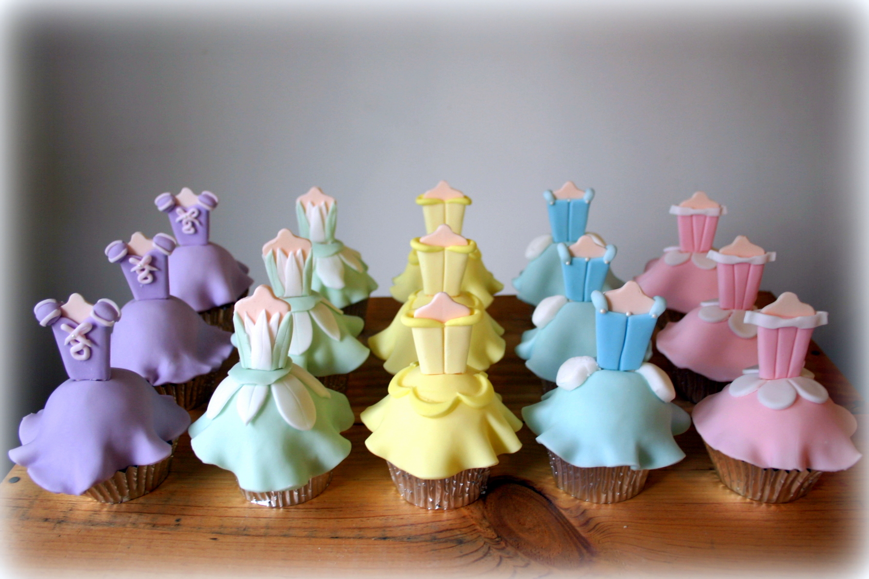 Disney Princess Dress Cupcakes Disney Princess Dress Cupcakes